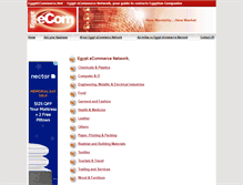 Tablet Screenshot of egyptecommerce.net